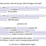 Contratto di compravendita imbarcazione usata