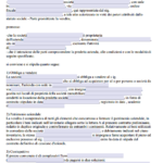 Contratto preliminare cessione azienda