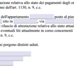 Richiesta Liberatoria per Spese Condominiali